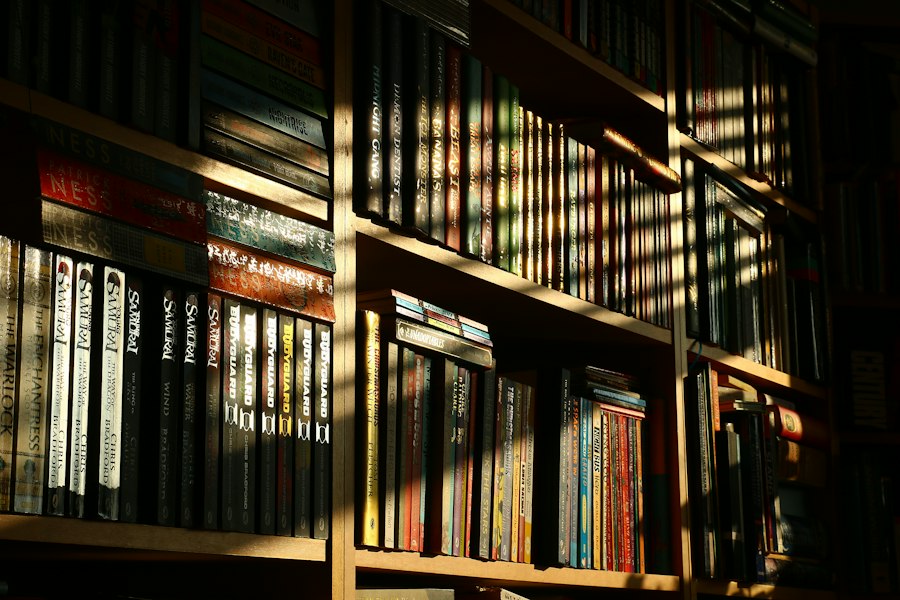 organize a personal library at home