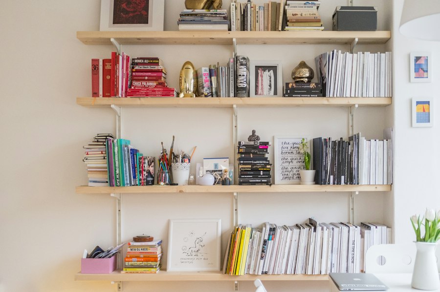 organize a personal library at home